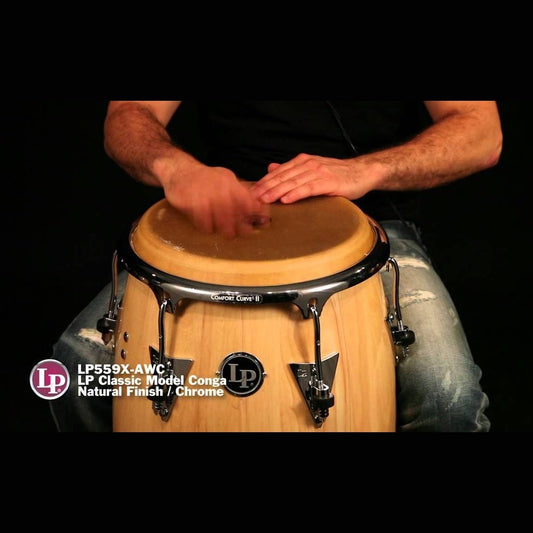 LP Classic Model Wood Quinto - Natural w/Chrome Hardware