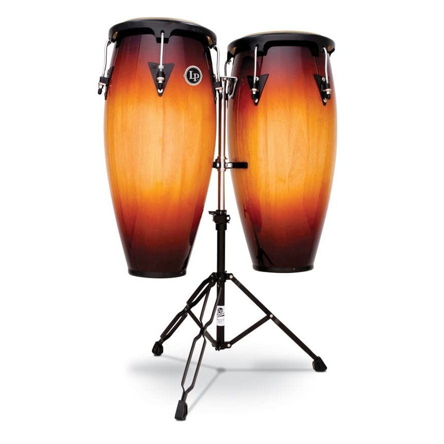 LP Aspire Wood Conga Set with Double Stand