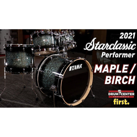 Tama Starclassic Performer 5pc Drum Set With 22 Bass Drum - Molten Steel Blue Burst