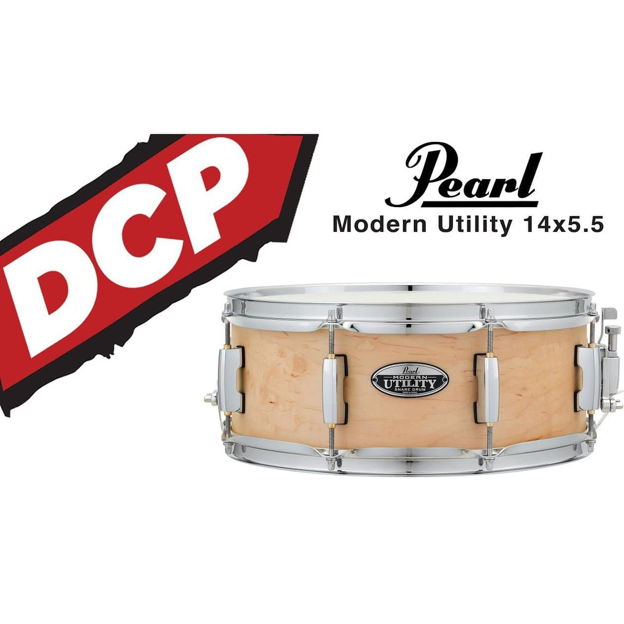 Pearl Modern Utility Maple Snare Drum 14x5.5 Matte Natural