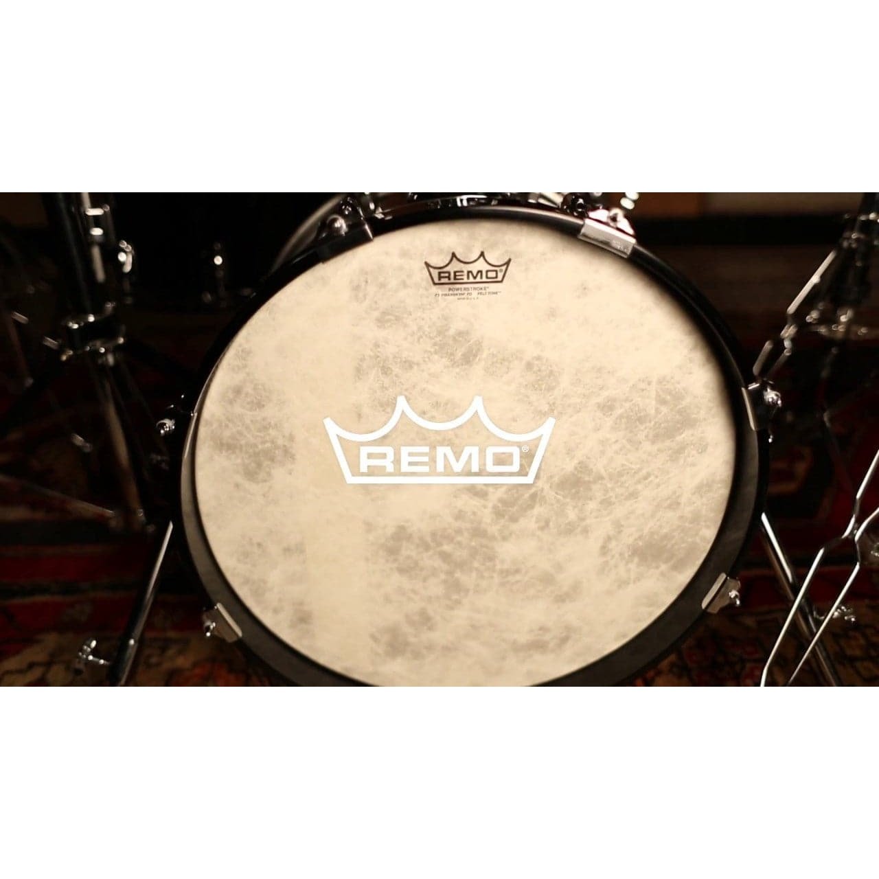 Remo Hazy Powerstroke P3 Felt Tone 26 Inch Bass Drum Head