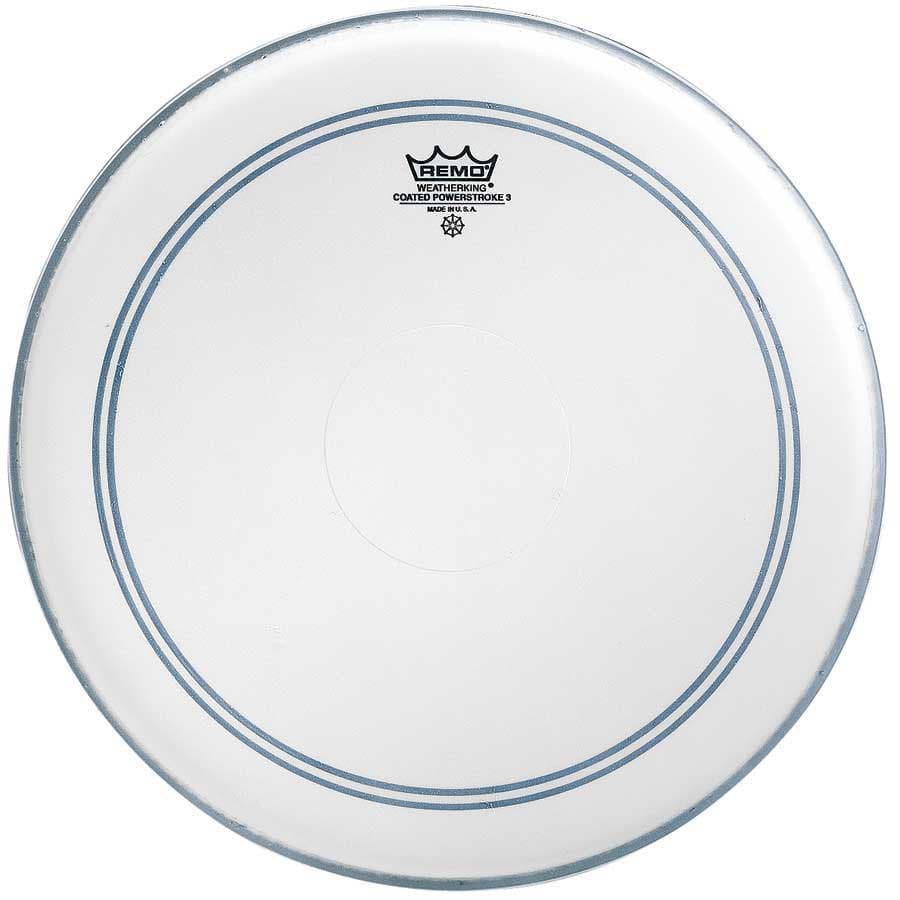 Remo Coated Powerstroke P3 23 Inch Bass Drum Head : 2.5 Impact Patch