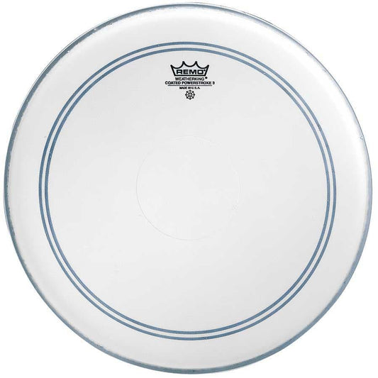 Remo Coated Powerstroke P3 23 Inch Bass Drum Head : 2.5 Impact Patch