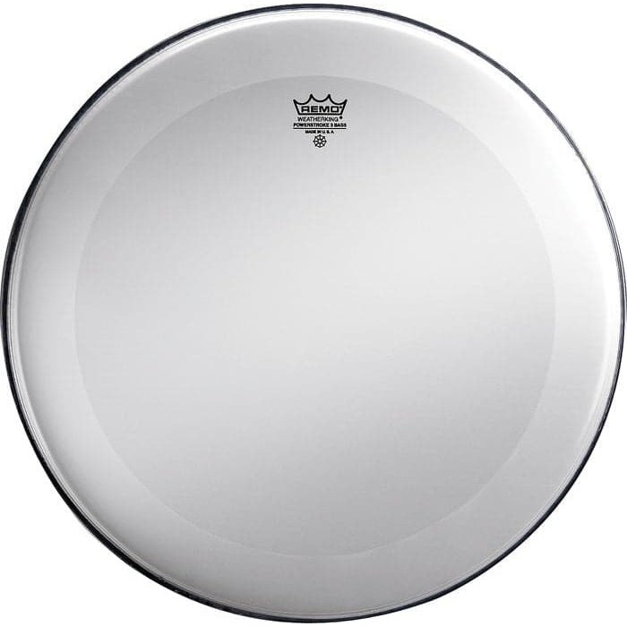 Remo Coated Powerstroke 3 22 Inch Bass Drum Head : No Stripe