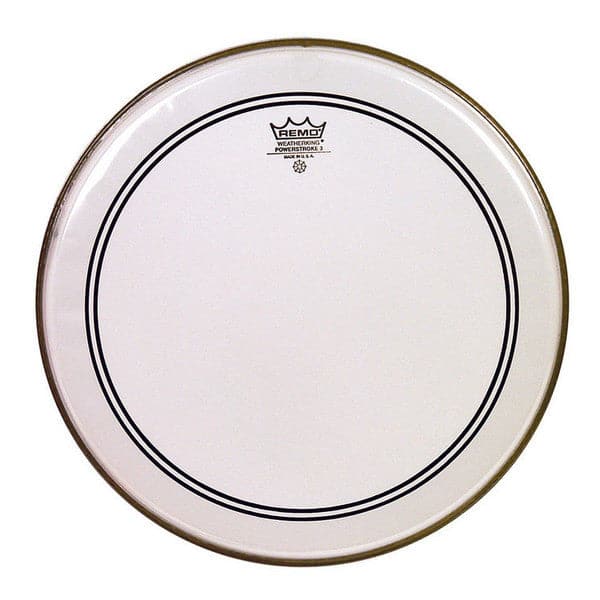 Remo Clear Powerstroke P3 26 Inch Bass Drum Head : 2.5 Impact Patch