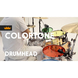 Remo Powerstroke P3 Colortone Smoke 26 Inch Bass Drum Head w/5" Offset Hole