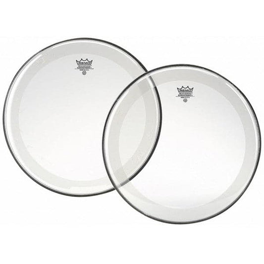 Remo Clear Powerstroke 4 36 Inch Bass Drum Head : With Impact Patch