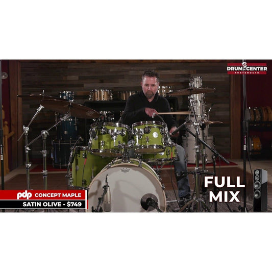 PDP Concept Maple Series 5pc Drum Set - Red To Black Fade