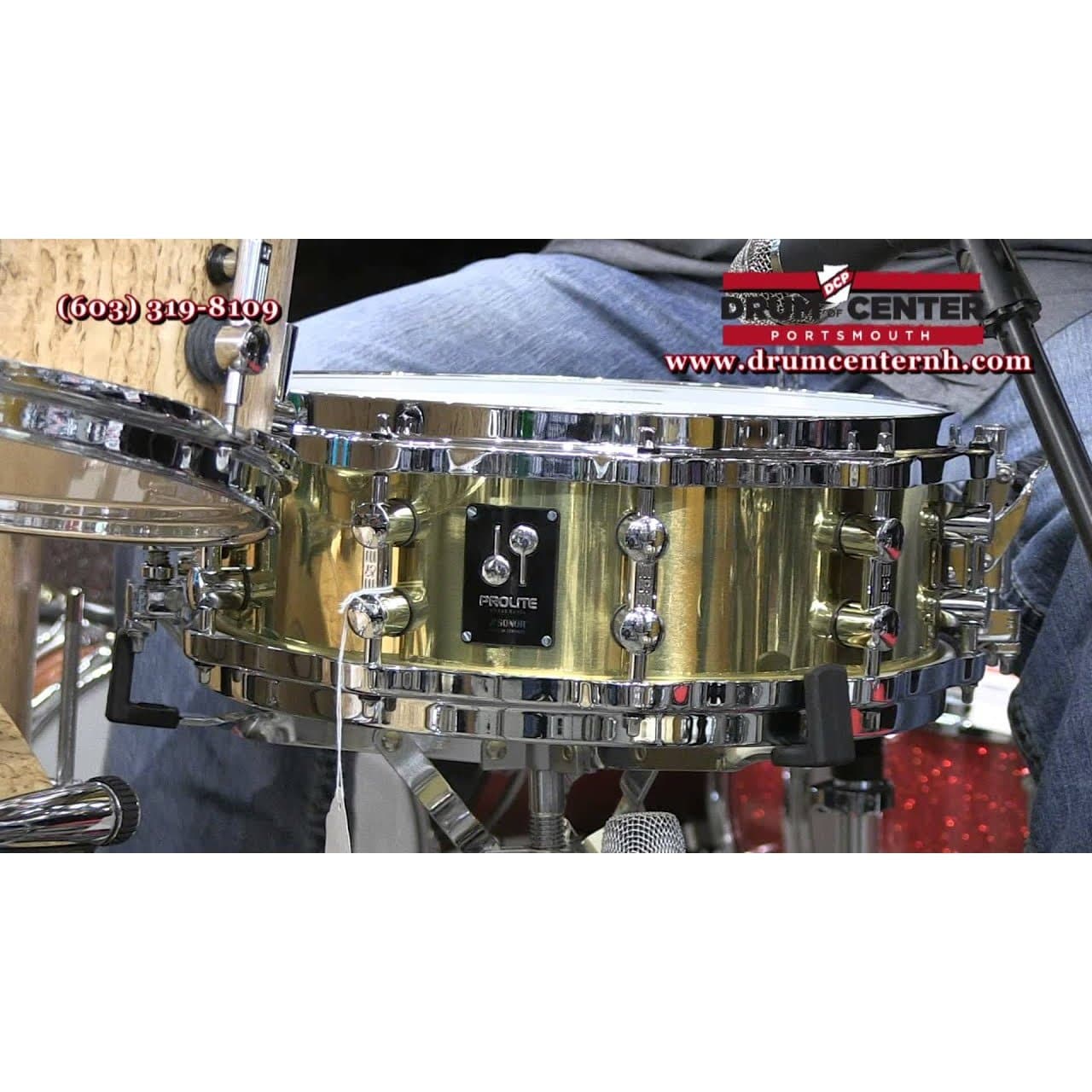 Sonor Prolite Brass Snare Drum 14x5 Cast Hoops