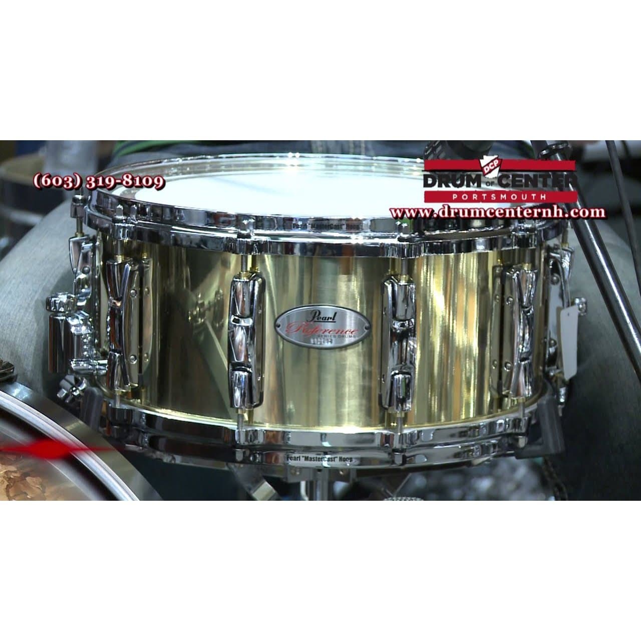 Pearl Reference 14x6.5 Brass Shell Snare Drum – Drum Center Of