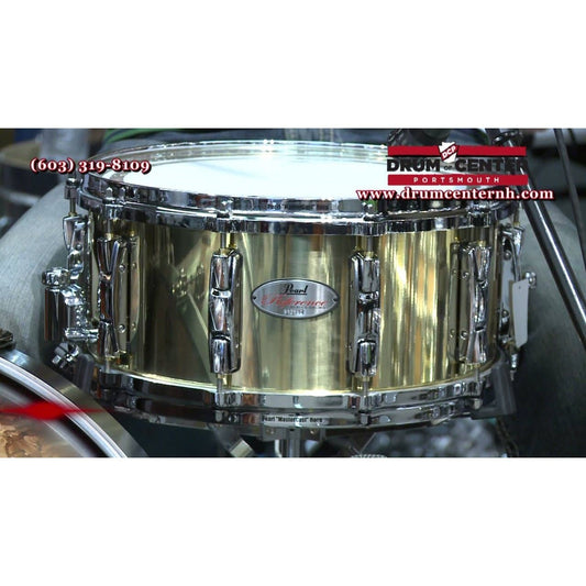 Pearl Reference 14x6.5 Brass Shell Snare Drum