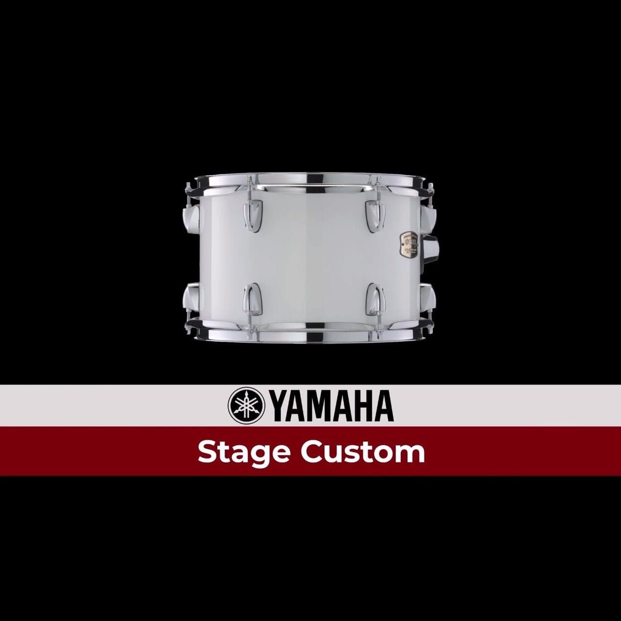Yamaha Stage Custom Birch 5pc Drum Set w/20BD & 680 Hardware - Raven Black