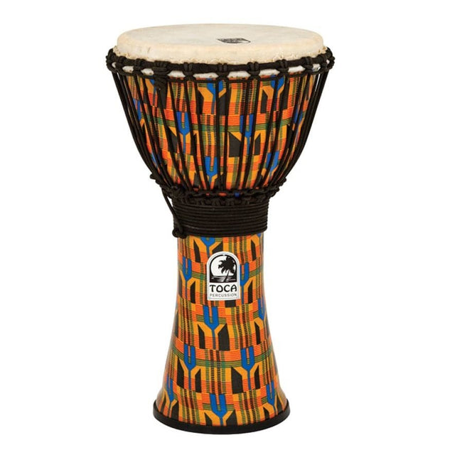 Toca Freestyle Rope Tuned Djembe 10" Kente Cloth
