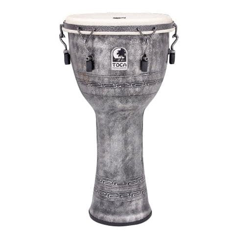 Toca Freestyle Mechanically Tuned Djembe 12" Antique Silver