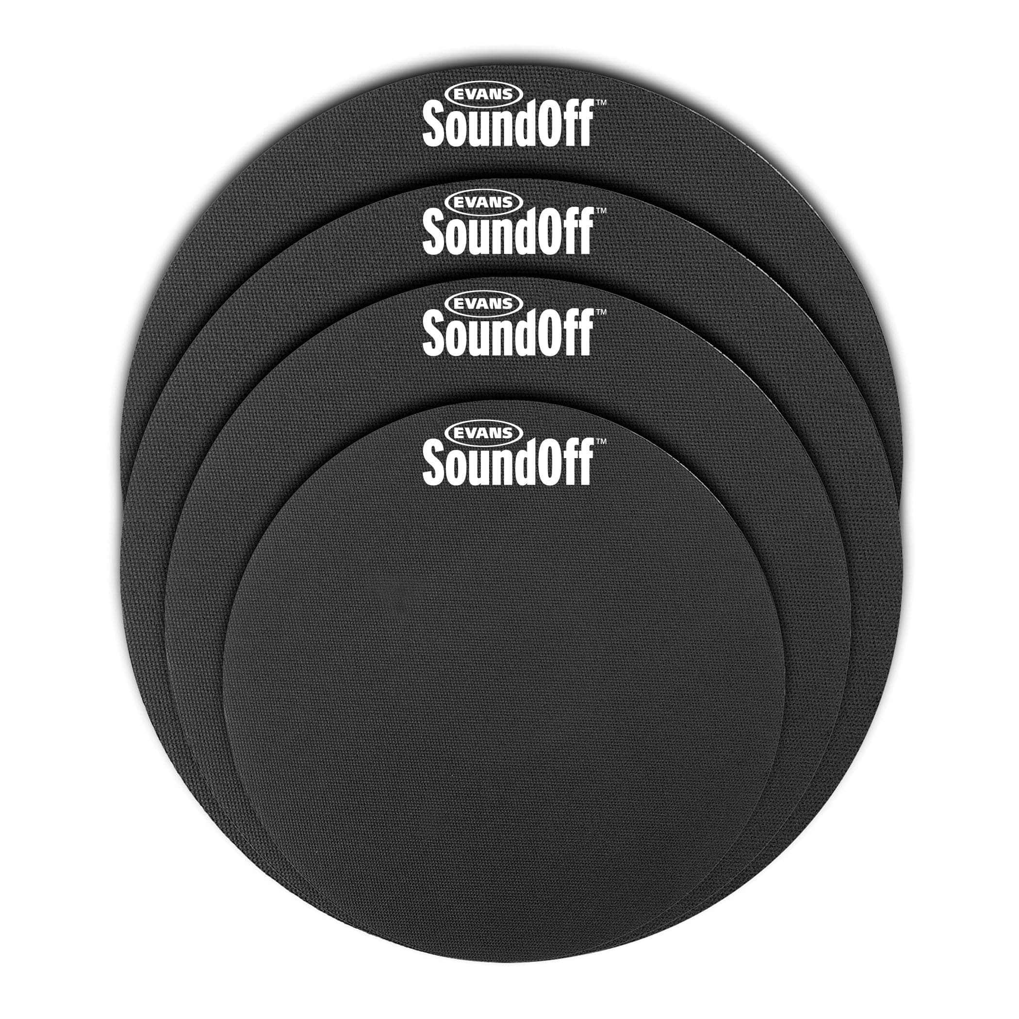 Evans SoundOff Drum Mute Box Set 10/12/14/14