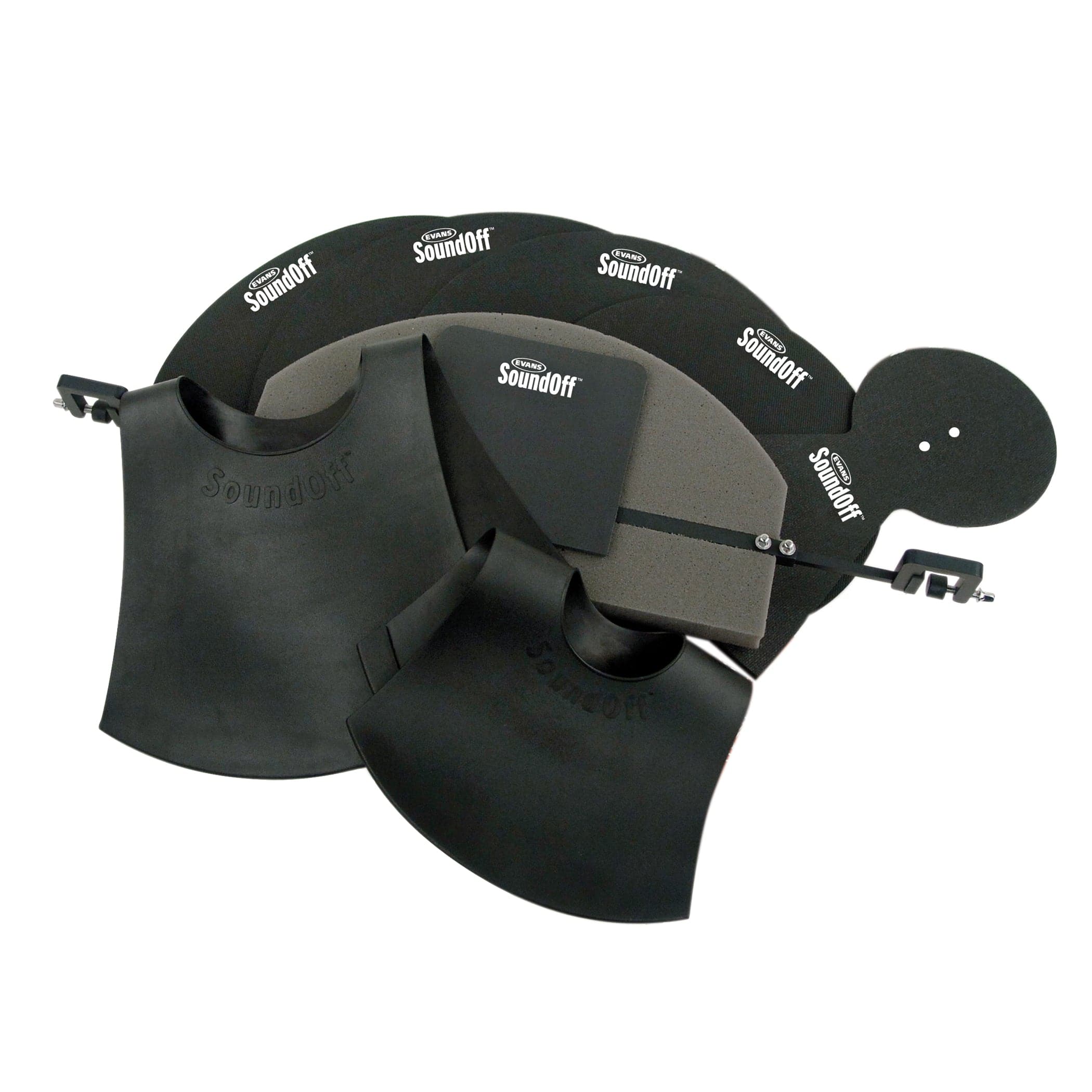 Evans SoundOff Drum/Cymbal Mute Box Set, Standard Sizes