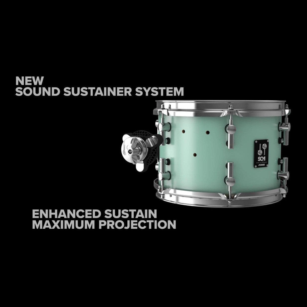 Sonor SQ1 Snare Drum 14x6.5 Black