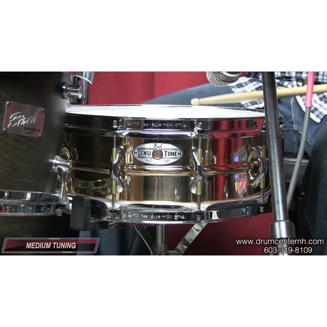 Pearl STB5514 14x5.5 Sensitone Brass Snare Drum