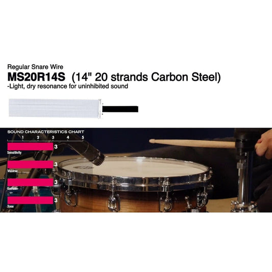 Tama MS20R14S Steel Regular Snare Wire 14" 20-Strand