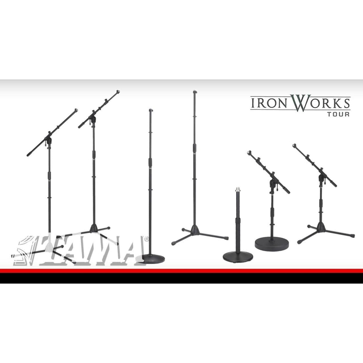 Tama Iron Works Studio Tripod Cast Base Straight Microphone Stand