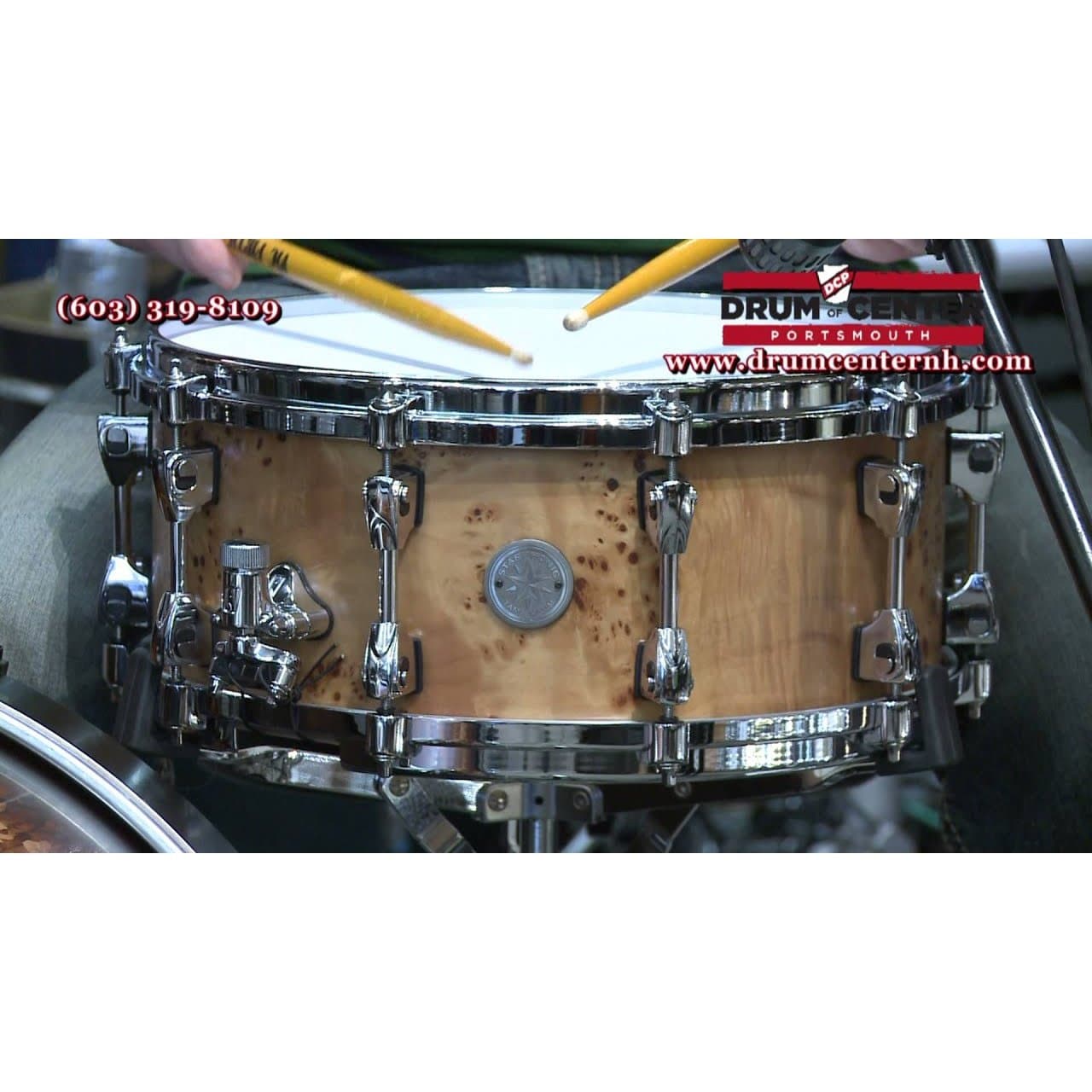 Tama Starphonic Maple Snare Drum 6x14 Satin Mapa Burl