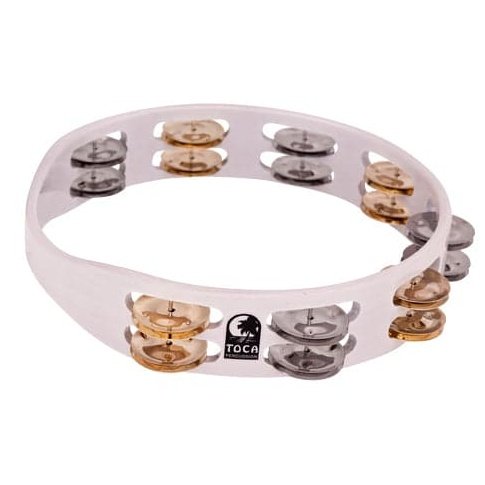 Toca ColorSound Tambourine, 10 White