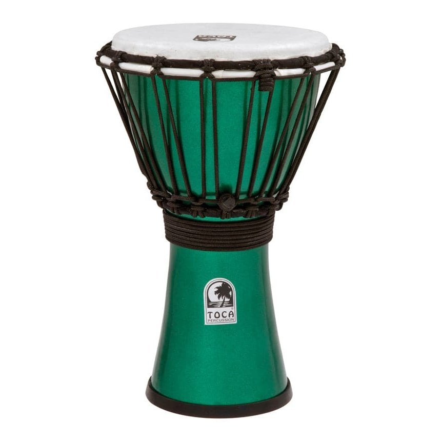 Toca Freestyle Colorsound 7 Djembe, Metallic Green