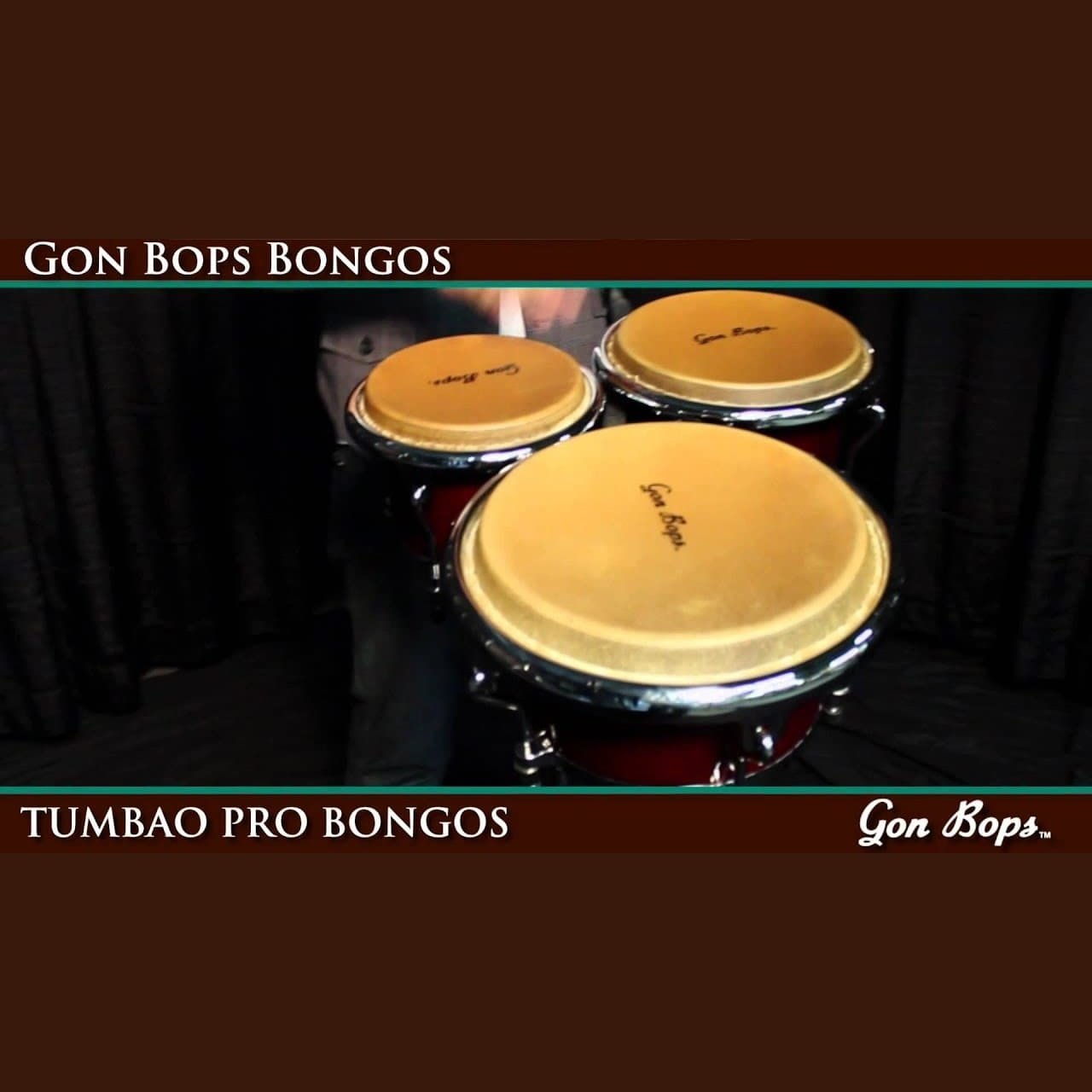 Gon Bops Tumbao Pro Tumbao Pro Bongo Walnut 7" & 8.5"