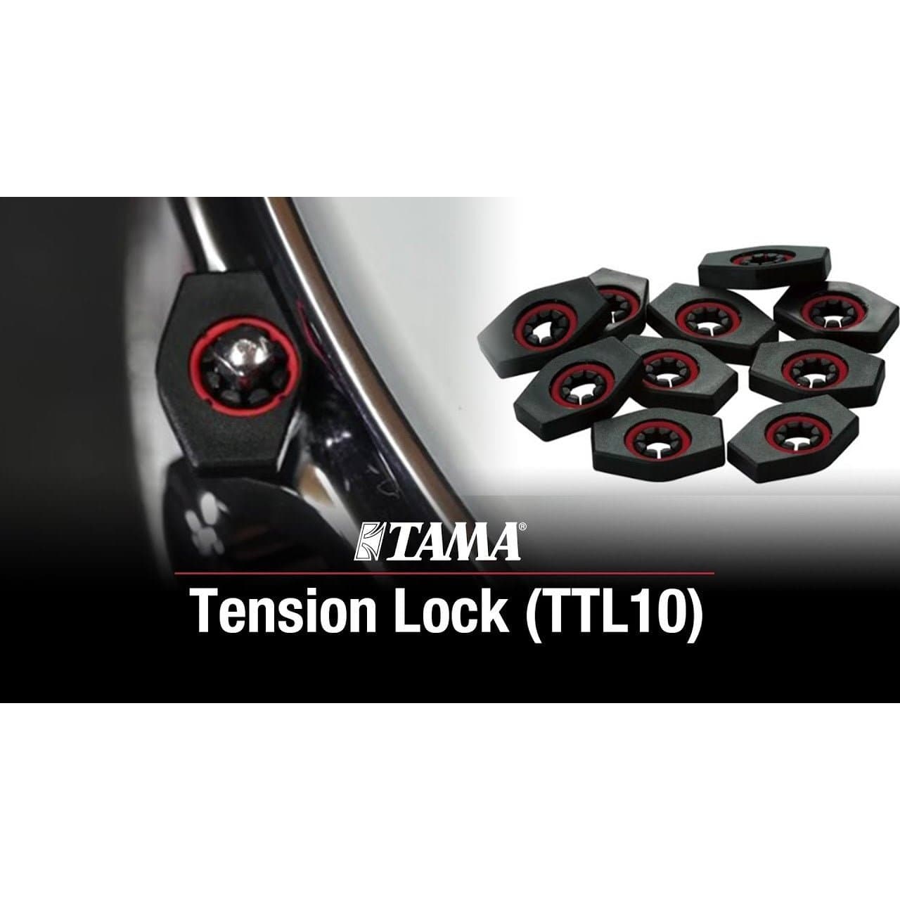 TAMA Tension Lock Drum Accessory - 10 Pack Drum Hardware Stabilizers