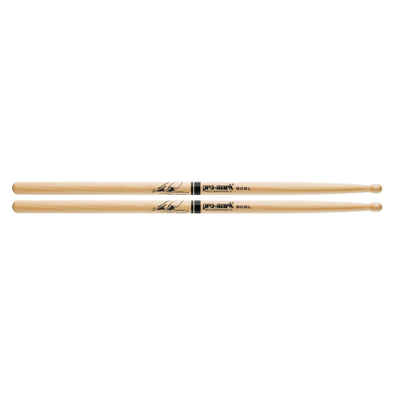 Promark Hickory 808L Wood Tip Ian Paice Drumstick