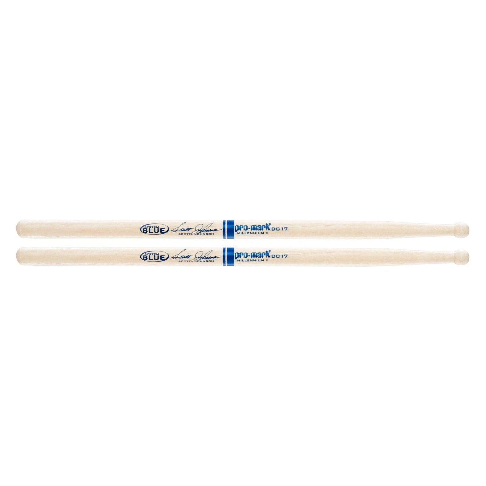Promark Hickory DC17 Scott Johnson Wood Tip Drumstick