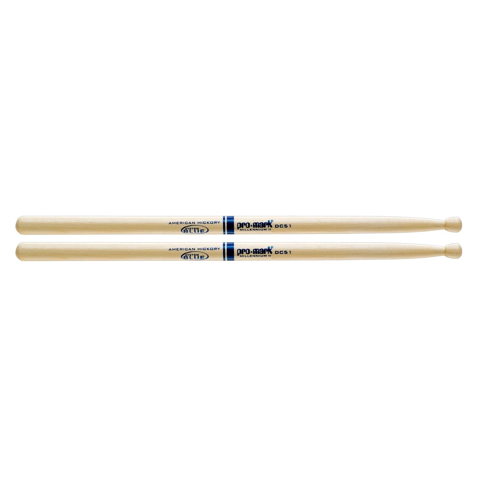 Promark Hickory DC51 Wood Tip Drumstick