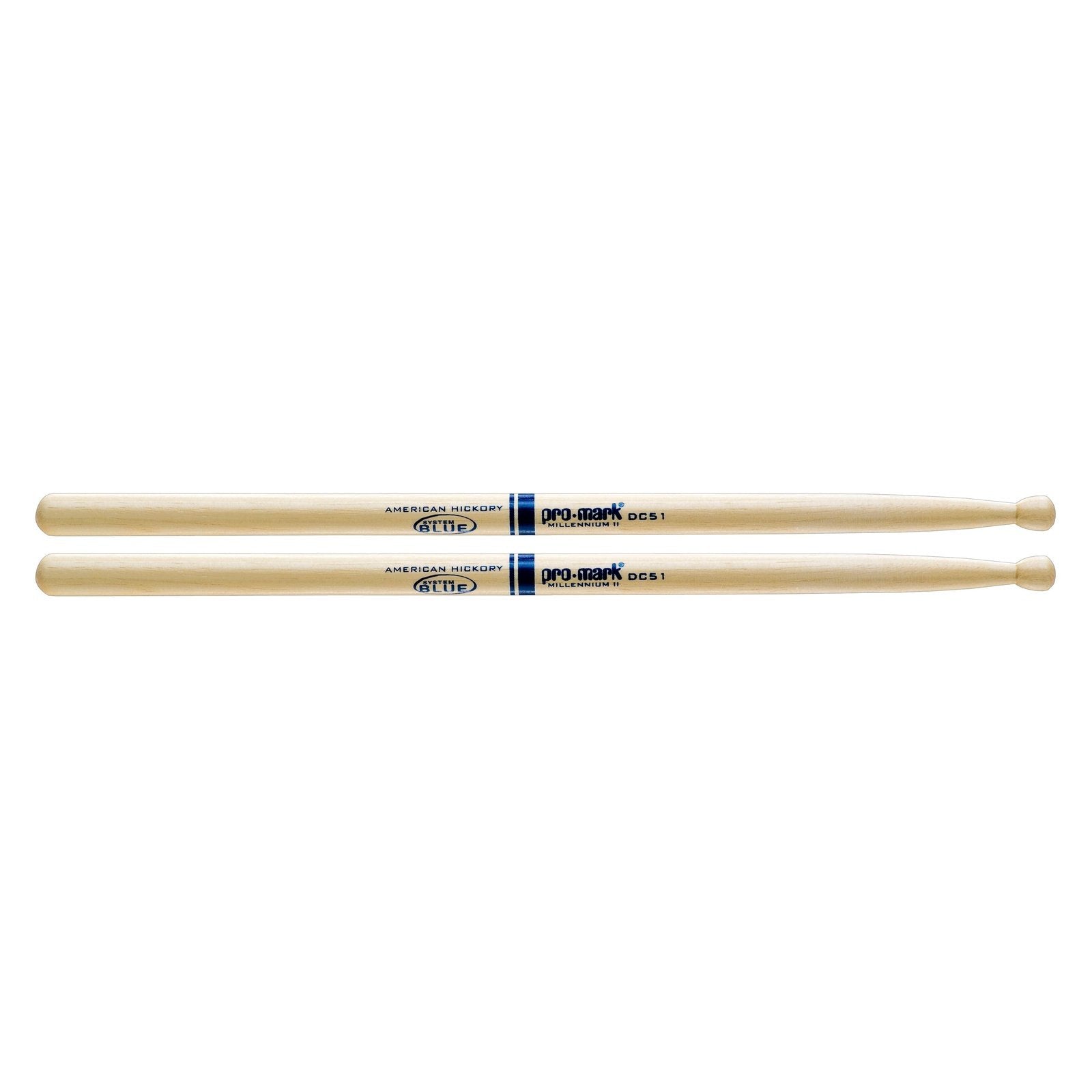 Promark Hickory DC51 Wood Tip Drumstick