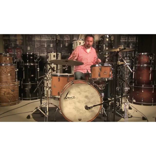 Sonor Vintage 3pc Rock Drum Set Vintage Red Oyster w/Tom Mount