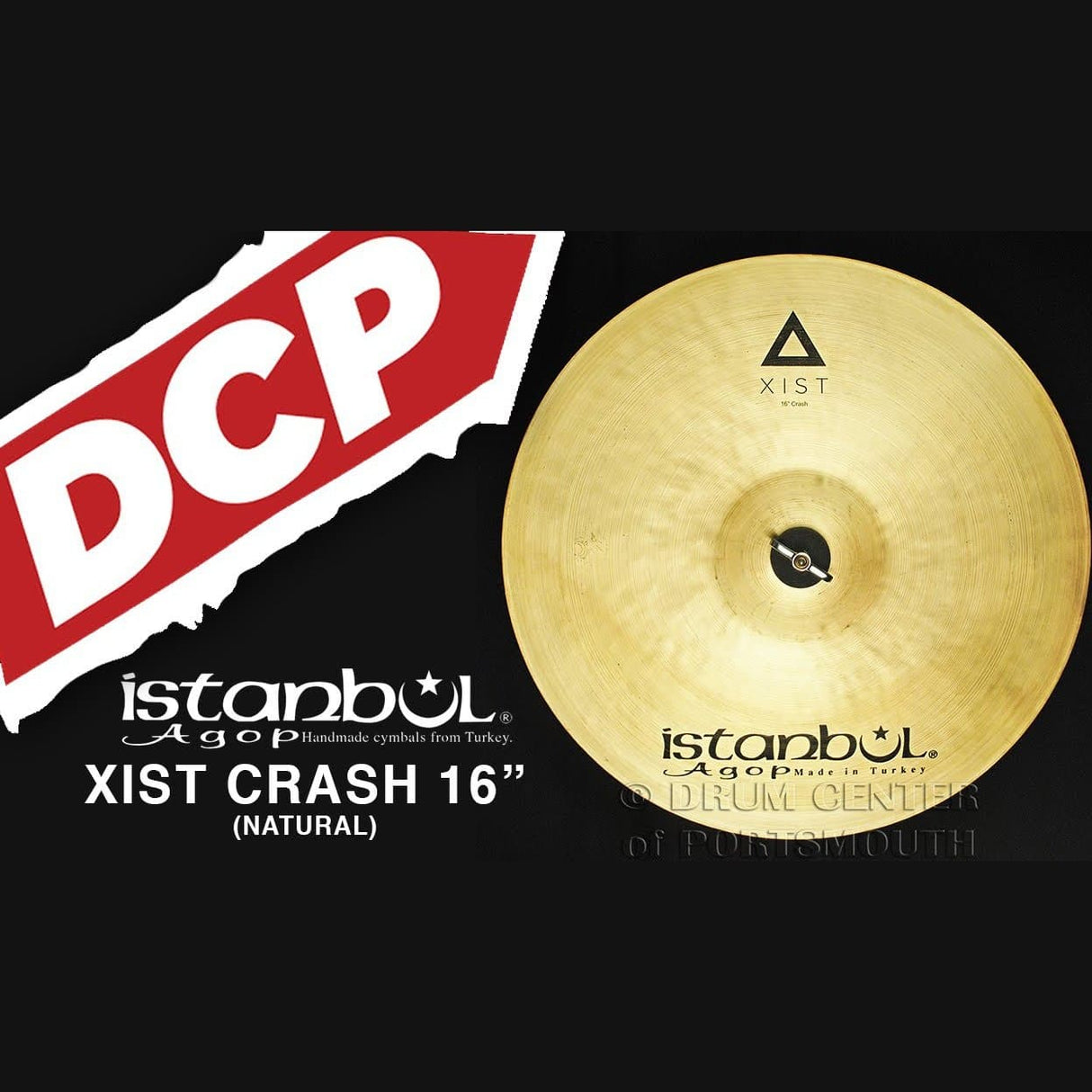 Istanbul Agop Xist Natural Crash Cymbal 16"