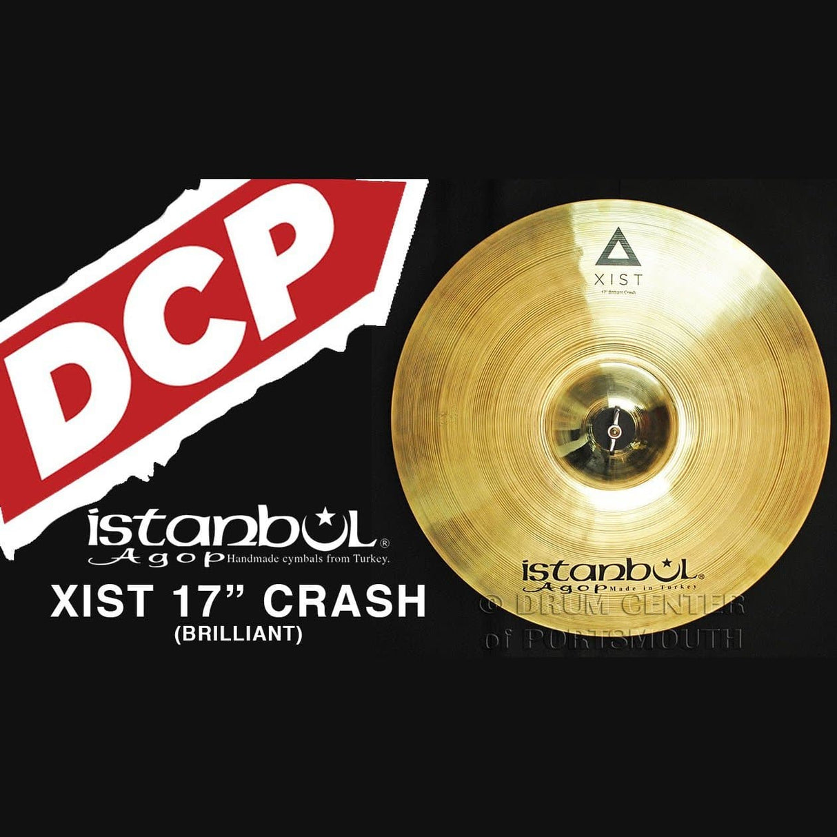 Istanbul Agop Xist Brilliant Crash Cymbal 17"
