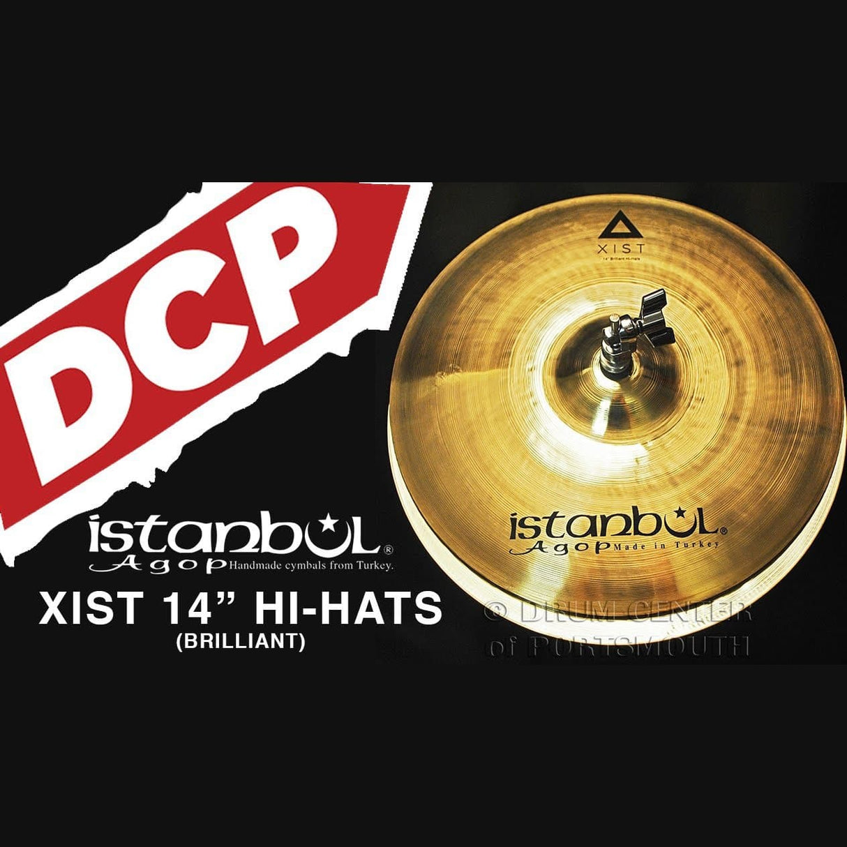 Istanbul Agop Xist Brilliant Hi Hat Cymbals 14"