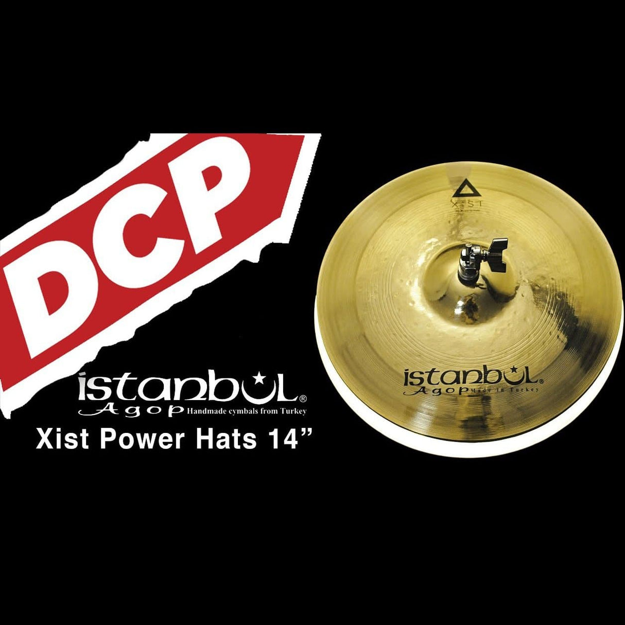 Istanbul Agop Xist Power Hi Hat Cymbals 14"
