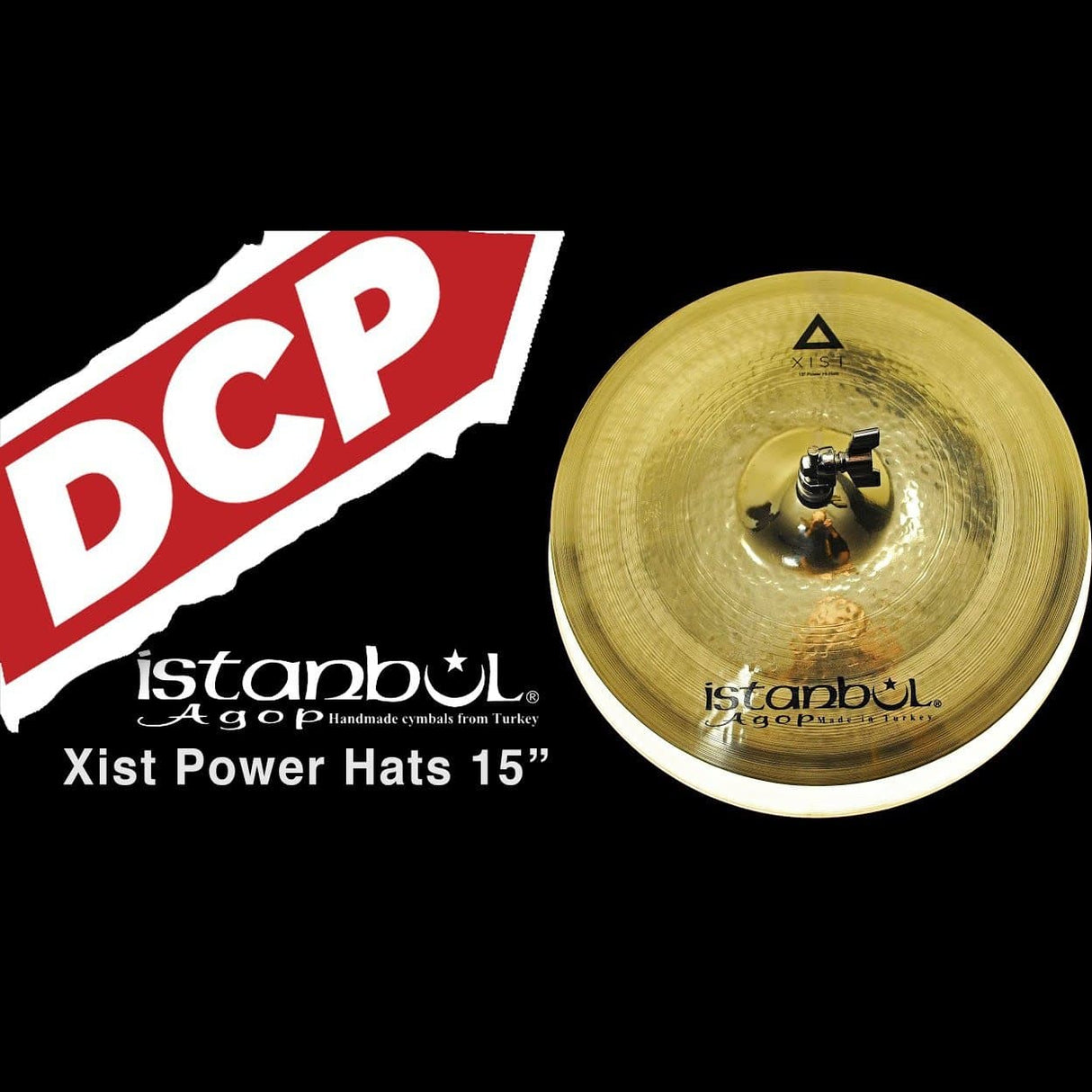 Istanbul Agop Xist Power Hi Hat Cymbals 15"