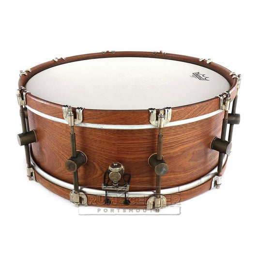 A&F Mahogany Club 16x6.5 Snare Drum w/ Mahogany Hoops