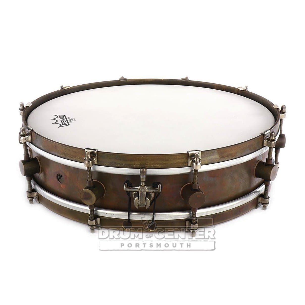A&F Raw Brass Snare Drum 15x3.5 10-Lug
