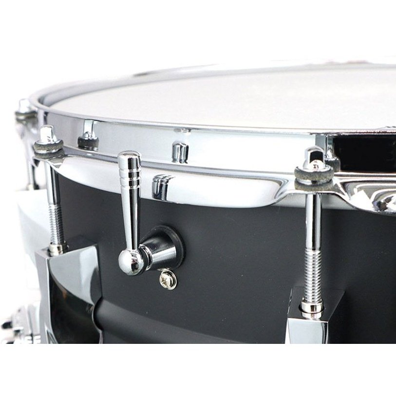 Canopus Aluminum Alloy Snare Drum 14x6 Jet Black