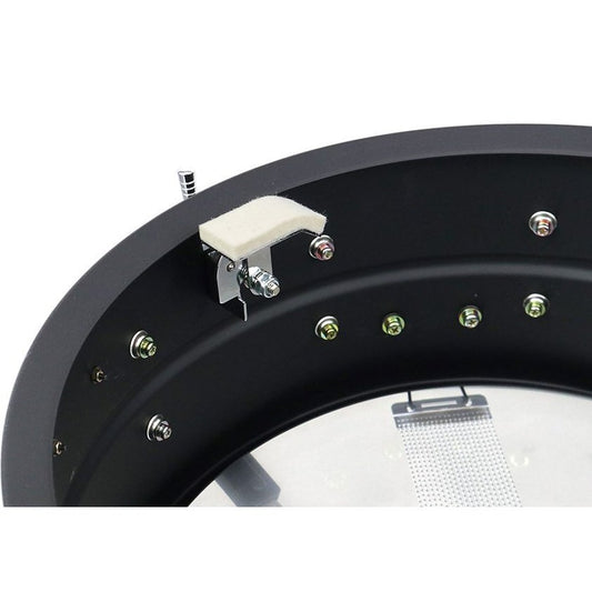 Canopus Aluminum Alloy Snare Drum 14x6 Jet Black
