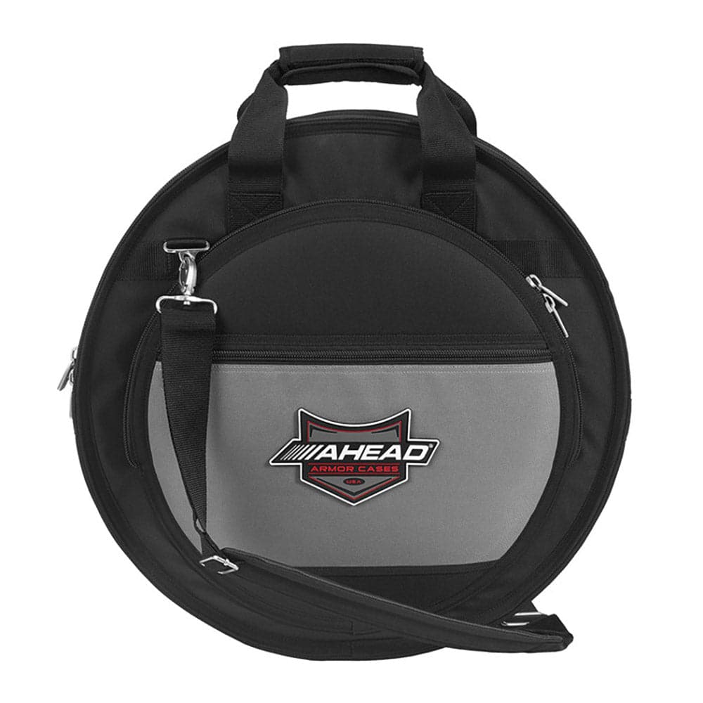 Ahead Deluxe Heavy Duty Cymbal Case 20 W/handles And Shoulder Strap