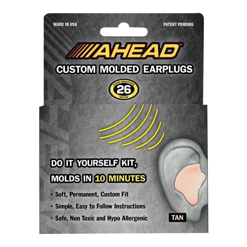 Ahead Custom Molded Earplugs Tan - ACME