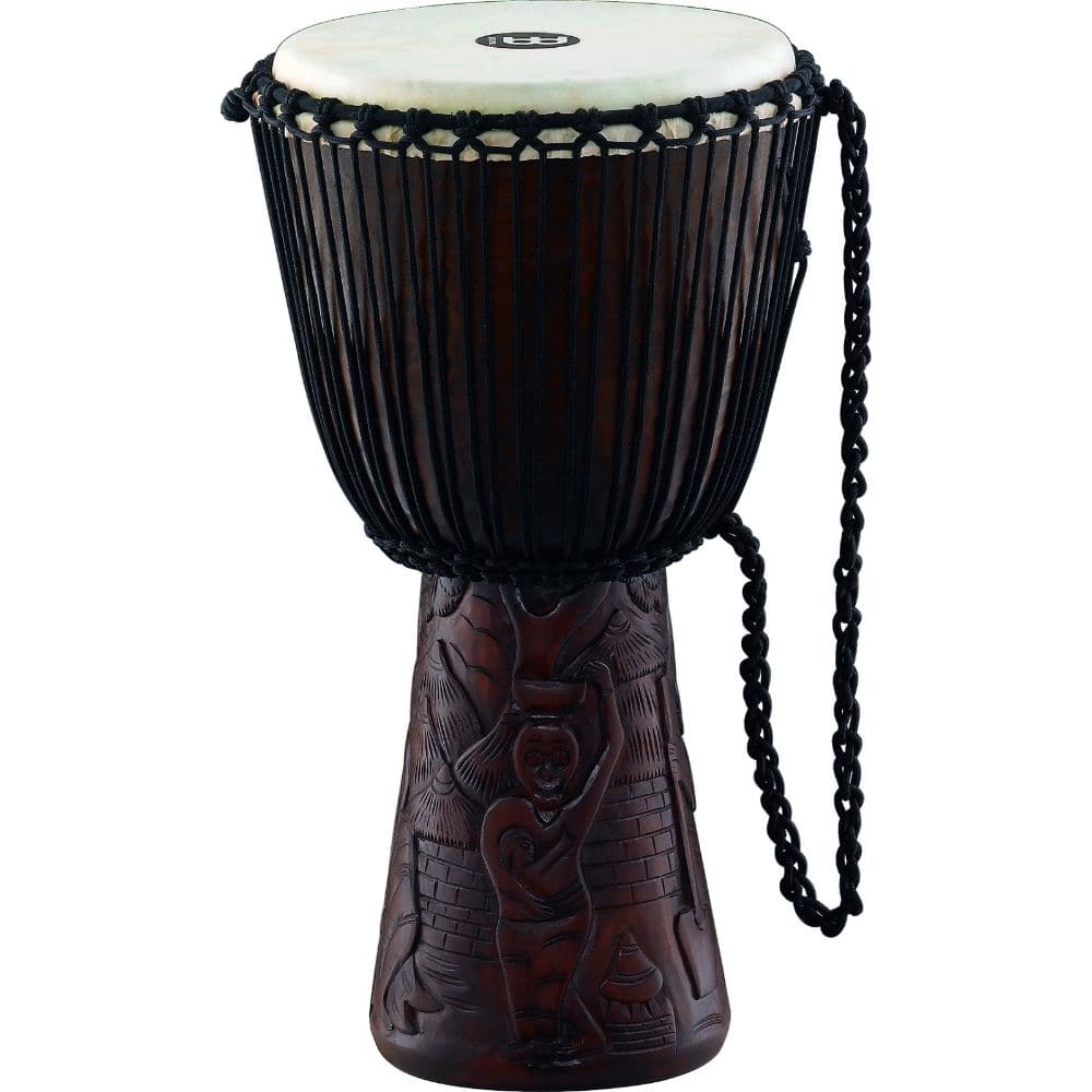 Meinl Professional African Style Djembe 12 Large African Village Carving