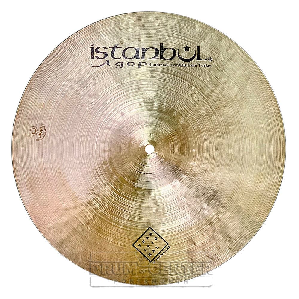 Istanbul Agop Traditional Medium Crash Cymbal 16" 1004 grams