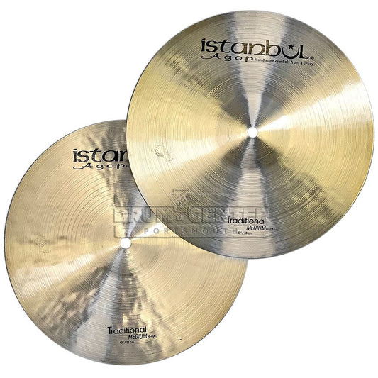 Istanbul Agop Traditional Medium Hi Hat Cymbals 13"