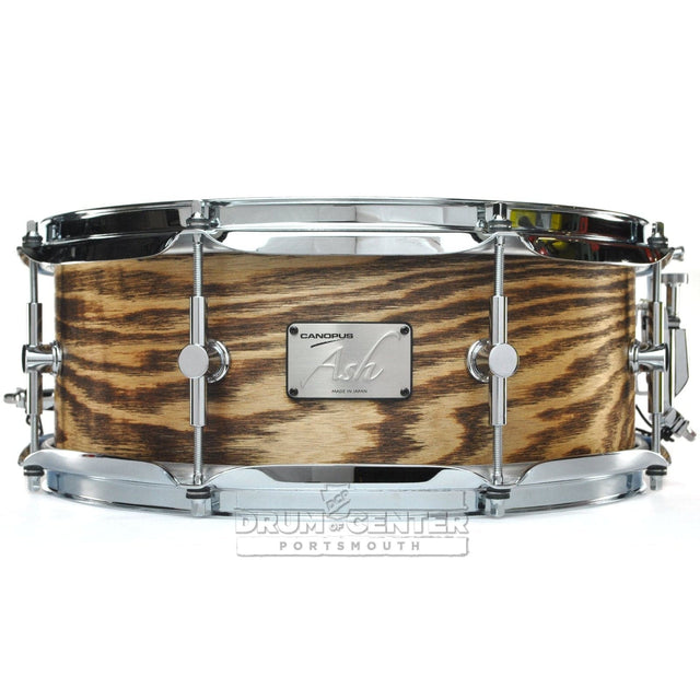 Canopus Ash Snare Drum 14x5.5 Natural Grain Oil