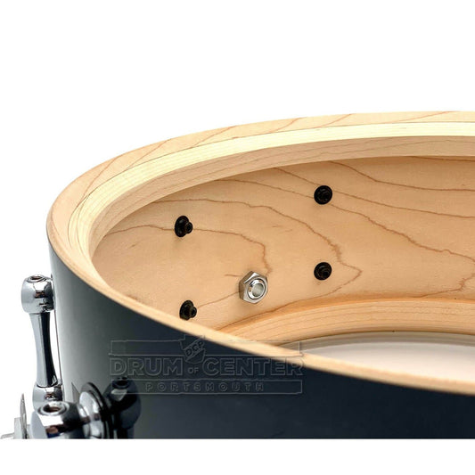 Ahead Steam Bent 1-ply Maple Snare Drum 14x6 Gun Metal Sparkle